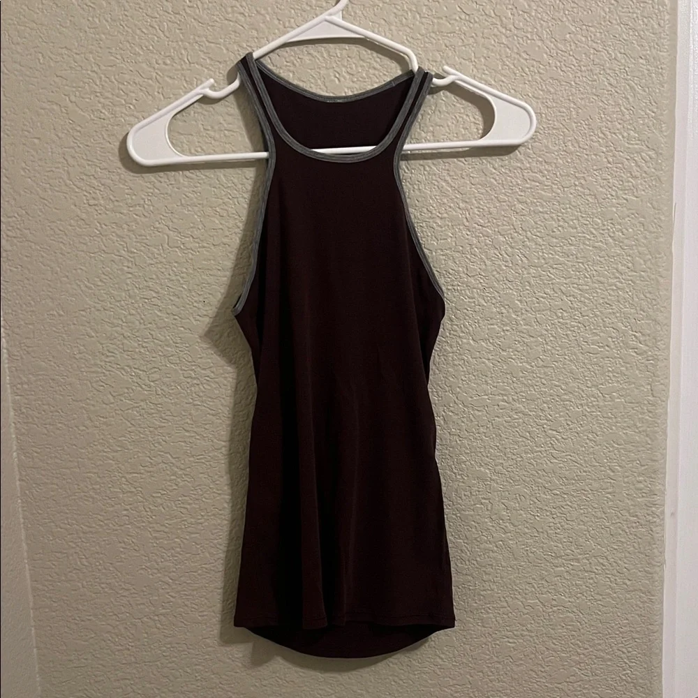 lululemon athletica Black and Gray Tank Top